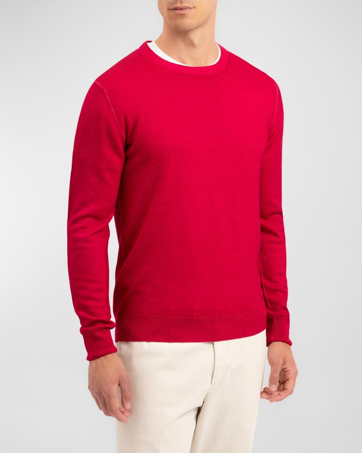 Men's Garment-Dyed Wool Sweater Product Image