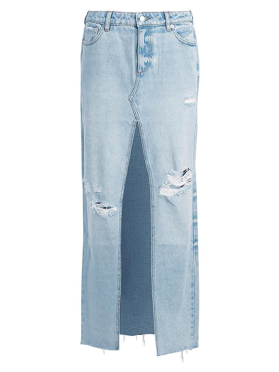 Matilda Denim Maxi Skirt Product Image