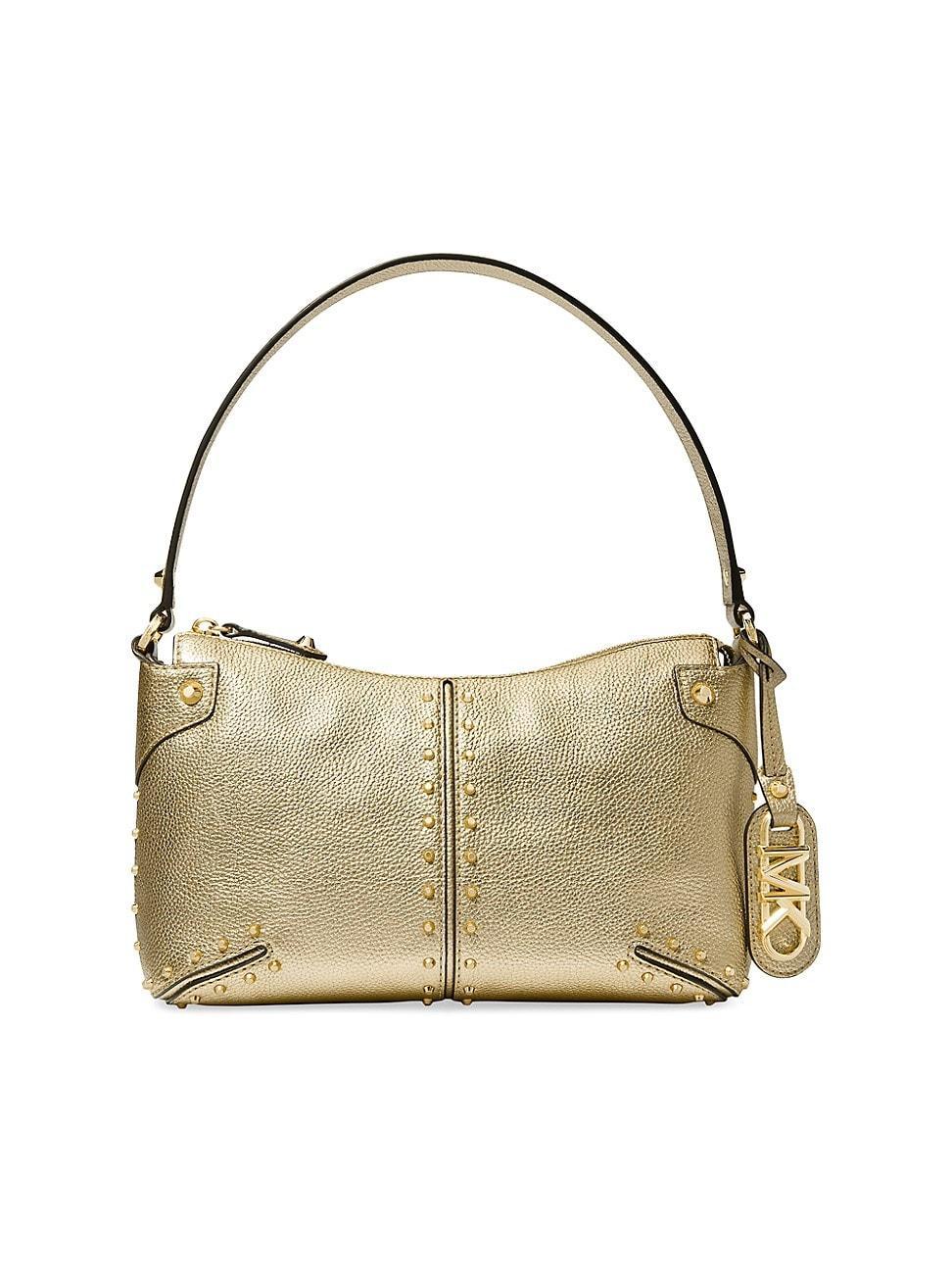 Womens Large Astor Studded Leather Shoulder Bag Product Image