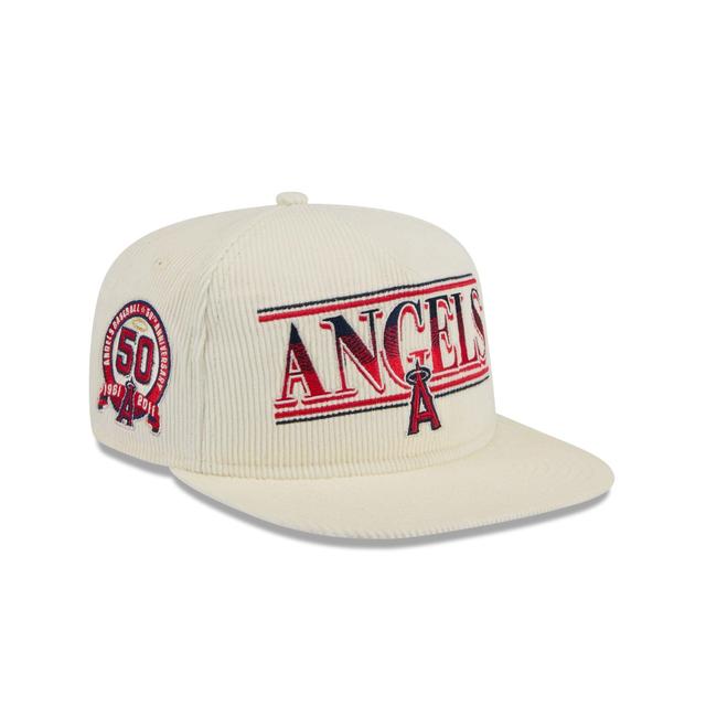 Los Angeles Angels Throwback Corduroy Golfer Hat Male Product Image