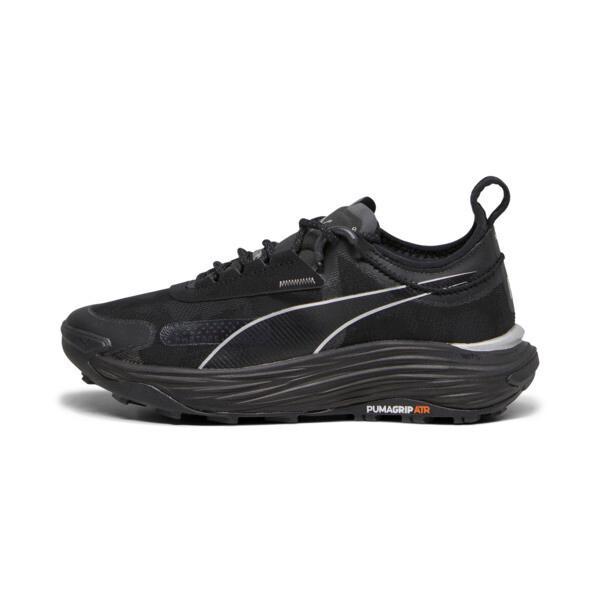 PUMA SEASONS Voyage NITROâ¢ 3 Women's Running Shoes in Black/Cool Dark Grey/Silver Product Image