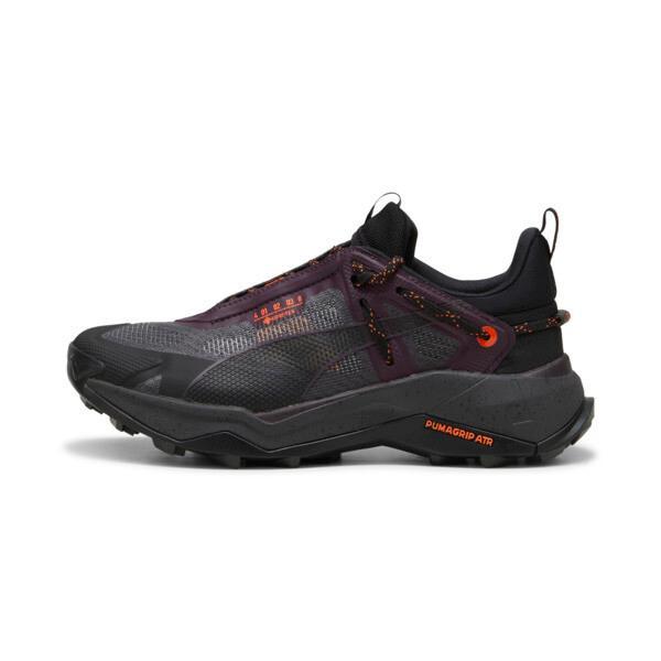 PUMA SEASONS Explore NITROâ¢ GORE-TEX Women's Hiking Shoes in Black/Midnight Plum/Flame Flicker Product Image