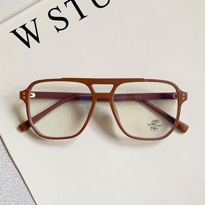 Plain Square Eyeglasses Product Image