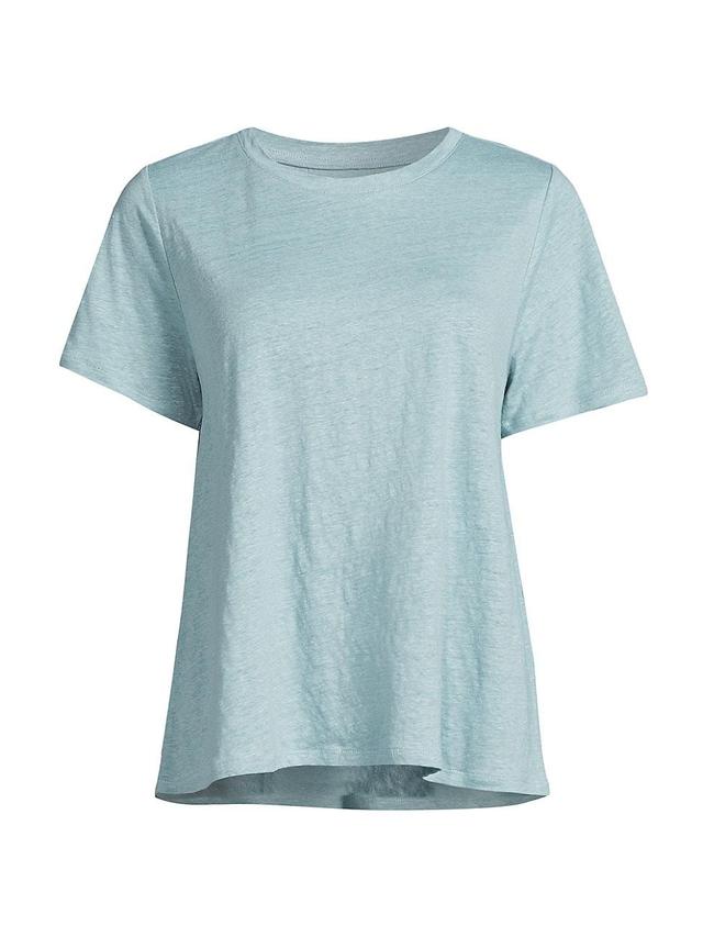 Eileen Fisher Crew Neck Short Sleeve Tee Women's Clothing Product Image