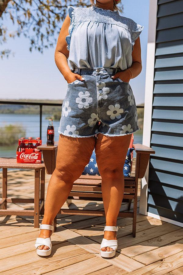 The Becca High Waist Shorts Curves Product Image