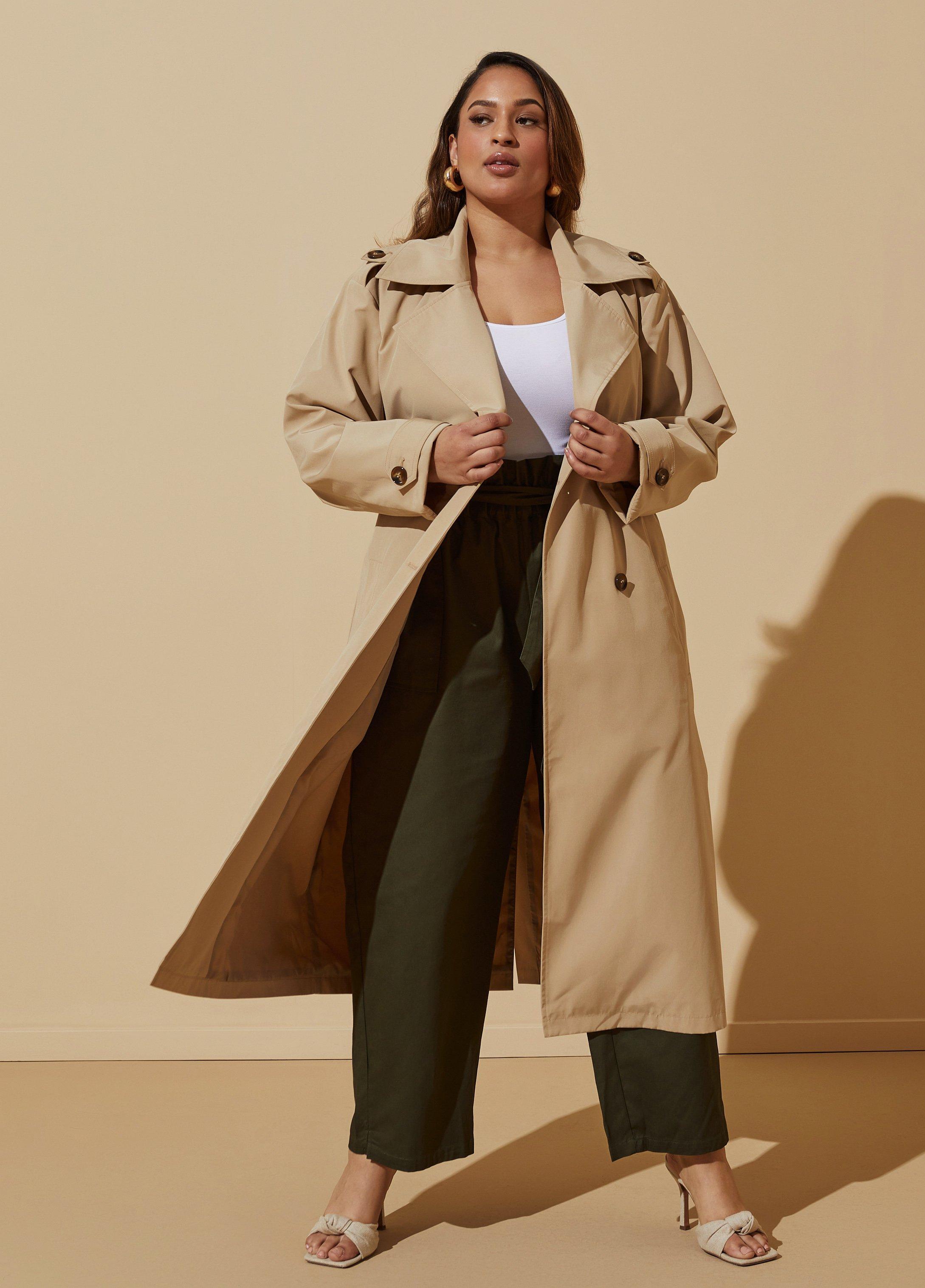 Double Breasted Trench Coat Product Image