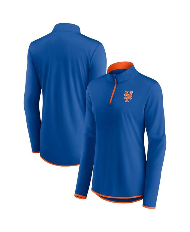 Womens Fanatics Branded Minnesota Twins Corner Quarter-Zip Top Blue Product Image