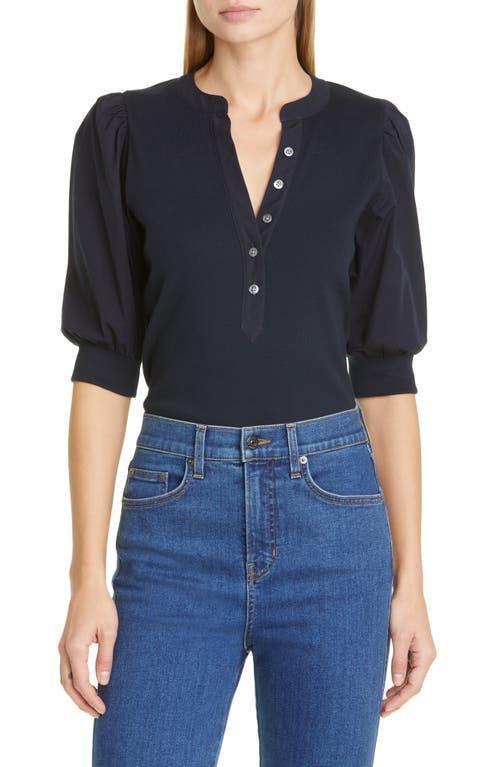 Veronica Beard Coralee Front Button Blouse Product Image