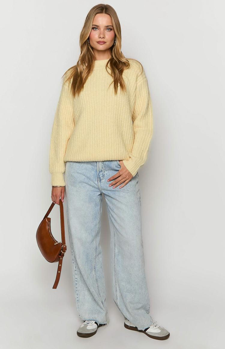 Ace Yellow Oversized Sweater Product Image