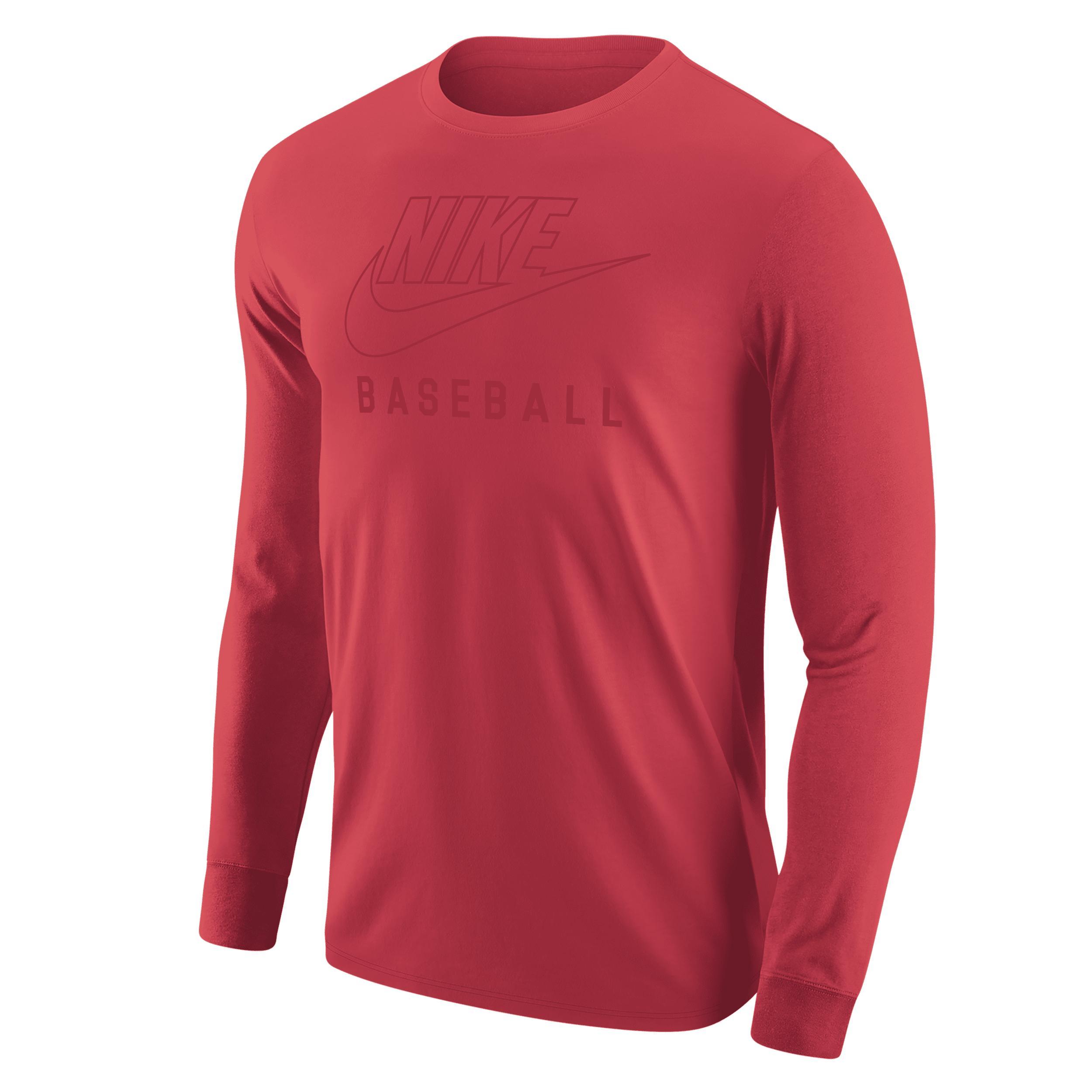 Nike Men's Swoosh Baseball Long-Sleeve T-Shirt Product Image