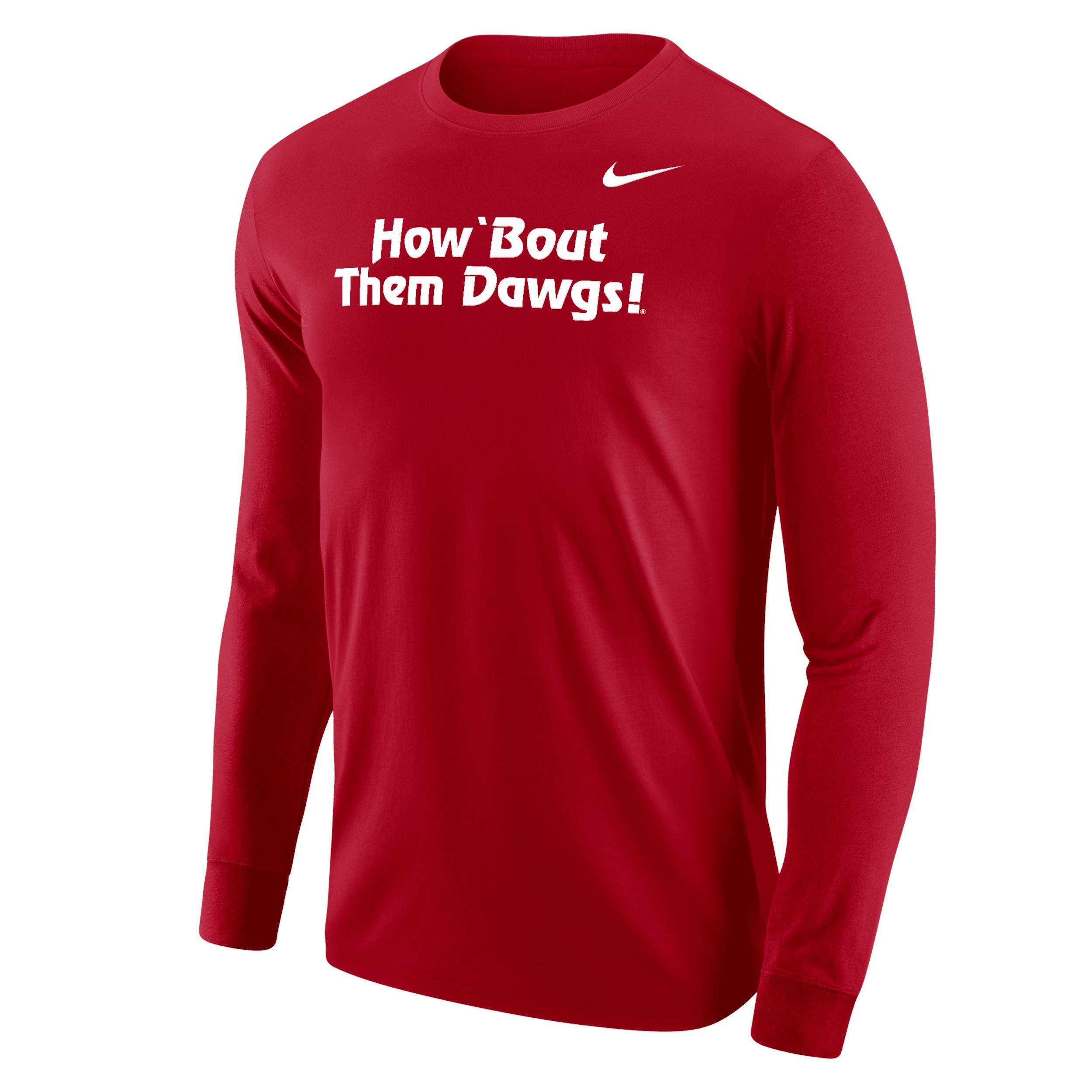 Georgia Nike Men's College Long-Sleeve T-Shirt Product Image