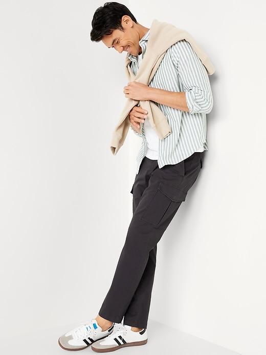 Straight Refined Tailored Cargo Pants Product Image