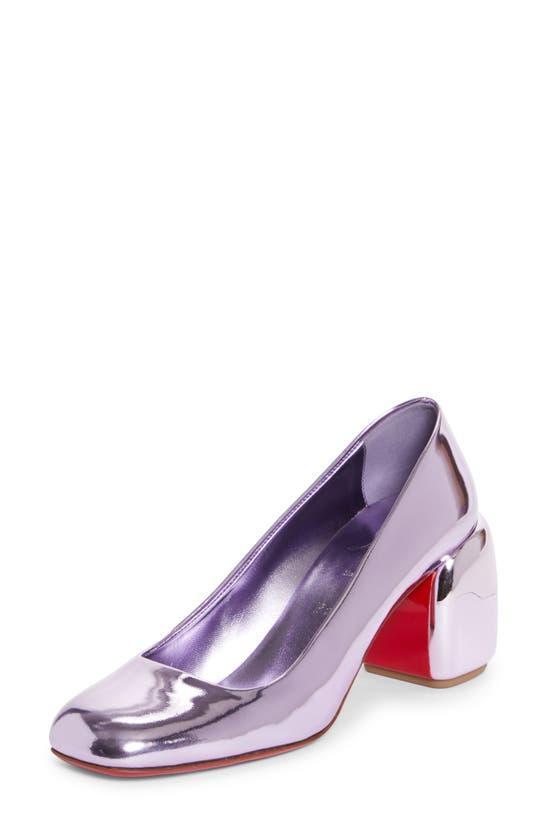 Minny Metallic Pump In Purple Product Image