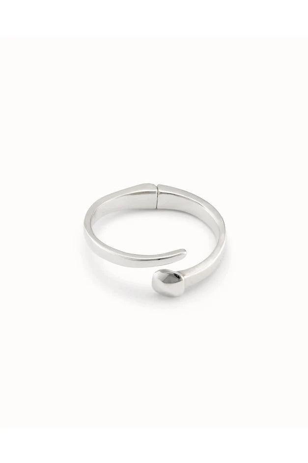 Uno De 50 "New Nail" Silver Open Hinge Bracelet Product Image