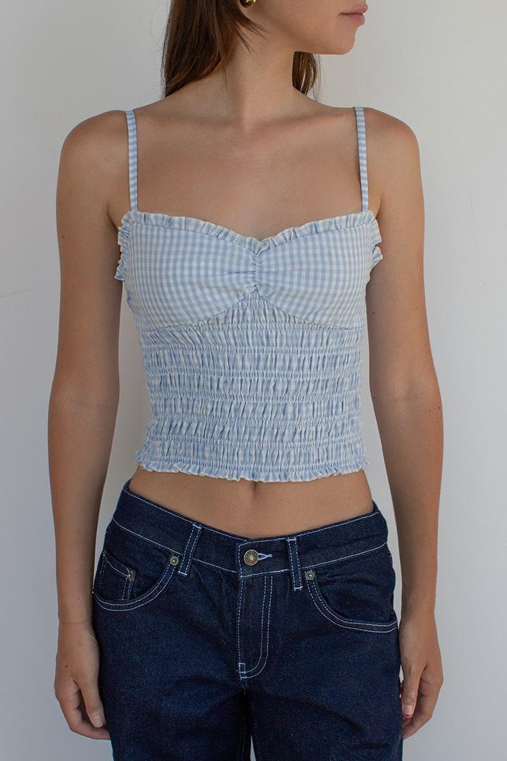 Shirred tank top Product Image