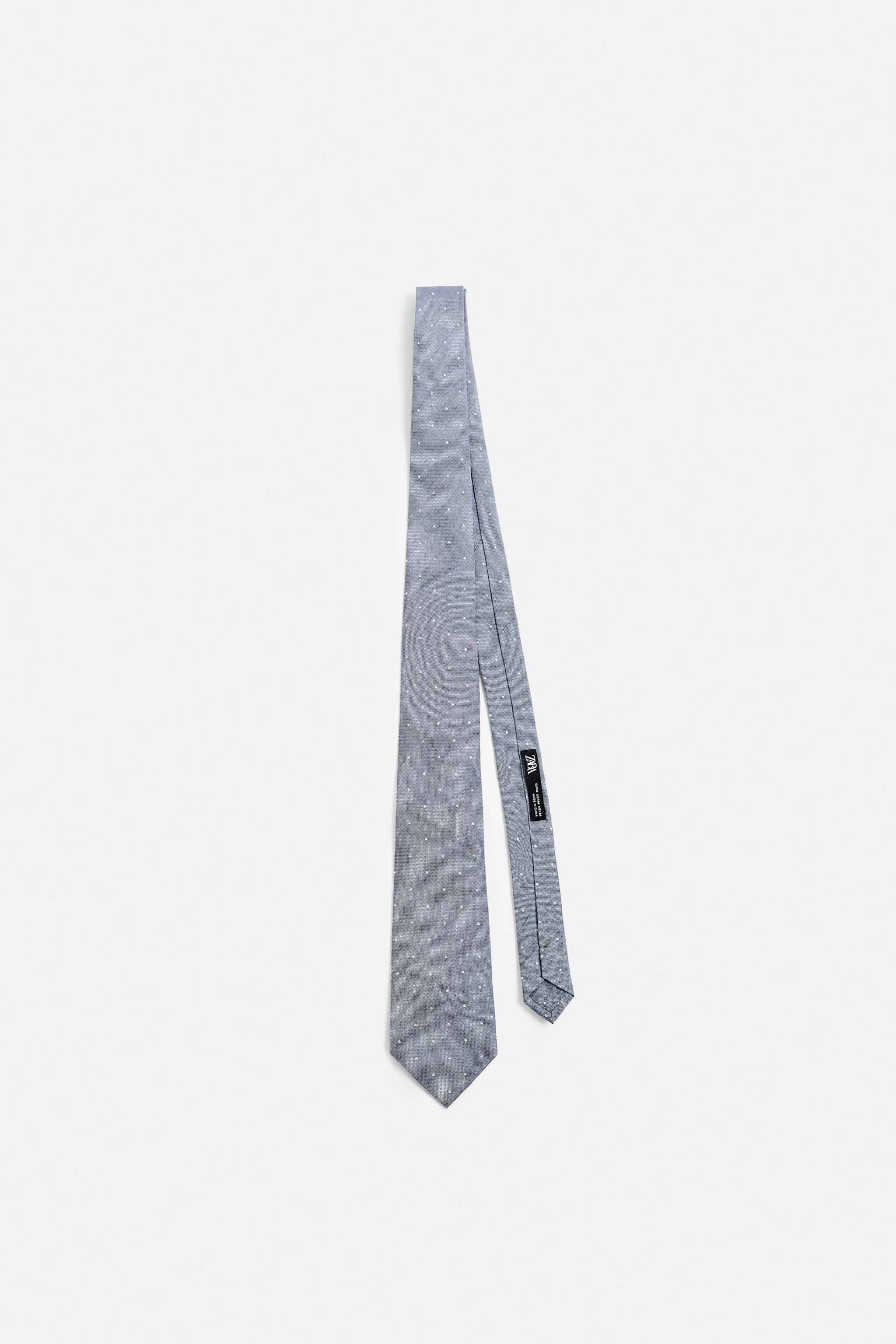 SILK - COTTON POLKA DOT TIE Product Image