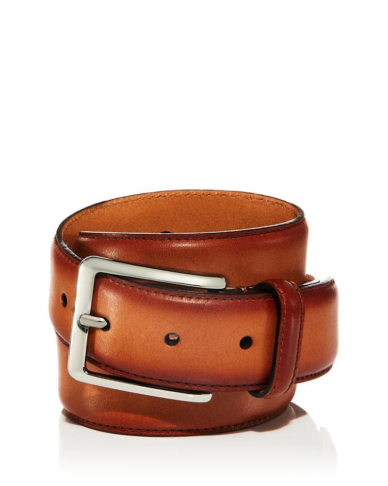 The Mens Store at Bloomingdales Mens Square Buckle Italian Leather Belt - 100% Exclusive Product Image