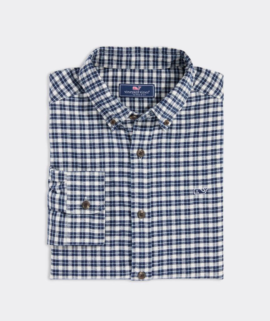 Vineyard Flannel Plaid Shirt Product Image