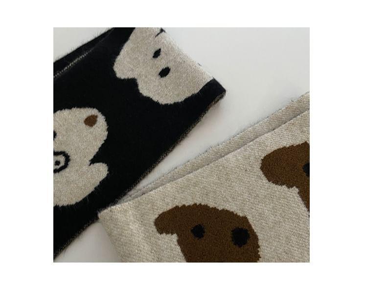 Animal Knit Scarf Product Image