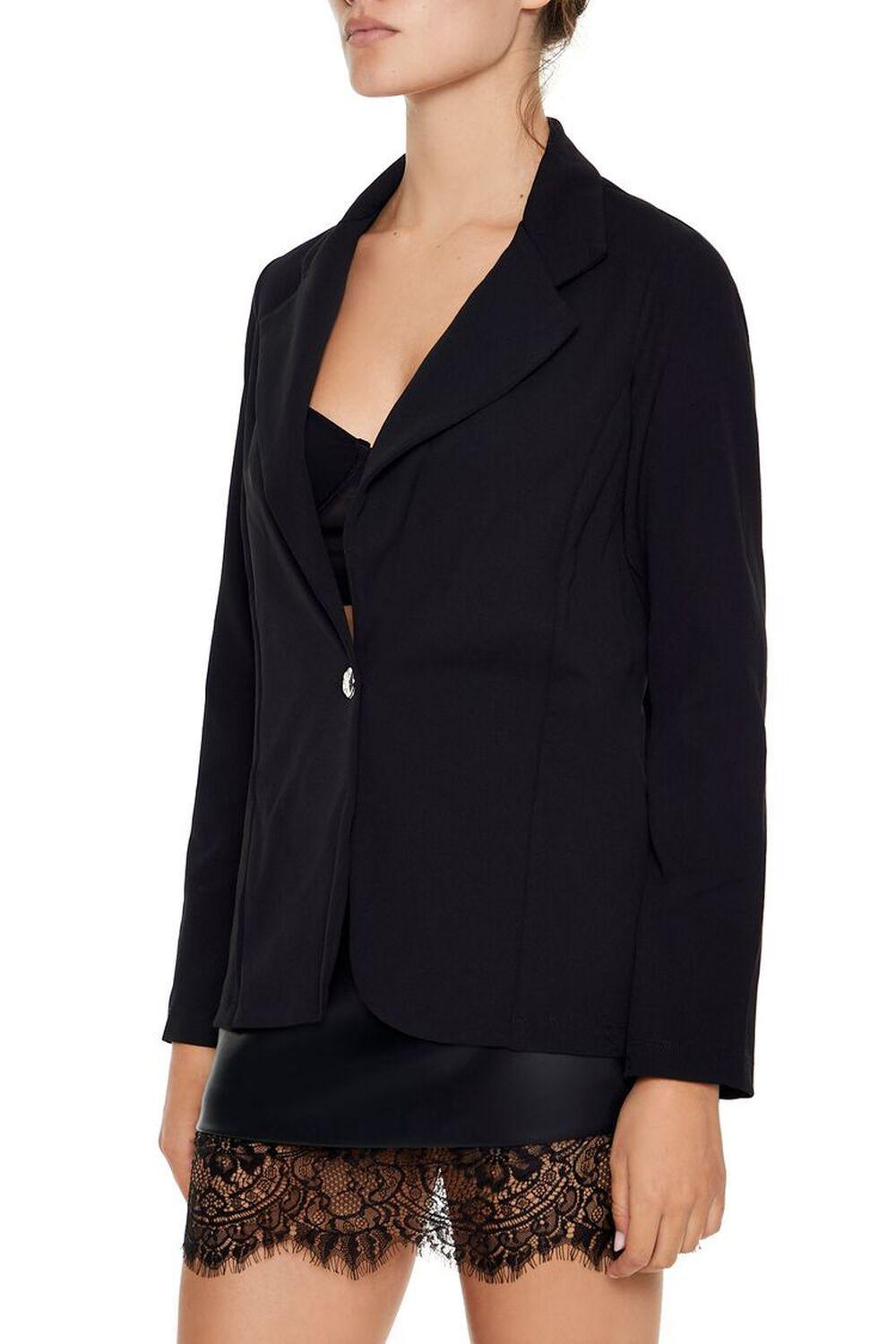 Boxy Notched Lapel Blazer | Forever 21 Product Image