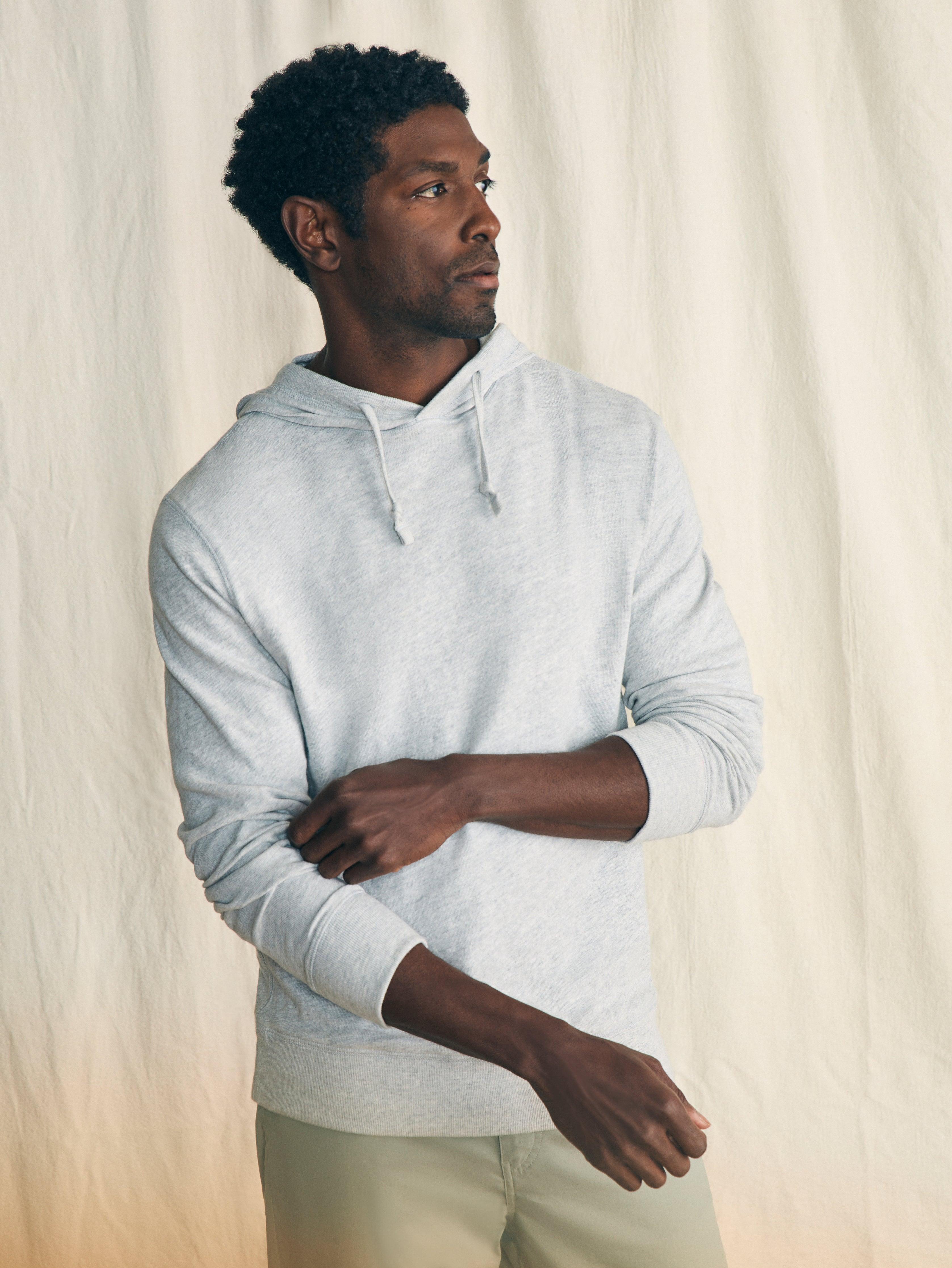 Sunwashed Slub Hoodie - Light Grey Heather Product Image