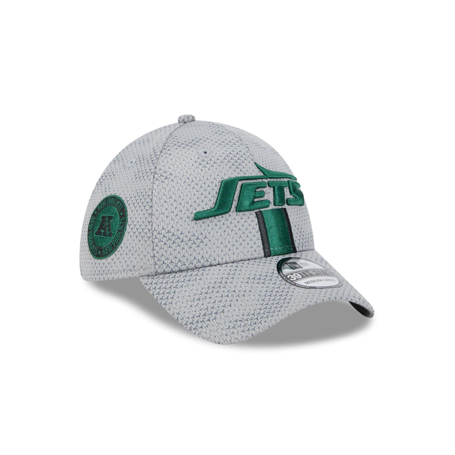 New York Jets 2024 Sideline Gray 39THIRTY Stretch Fit Hat Male Product Image