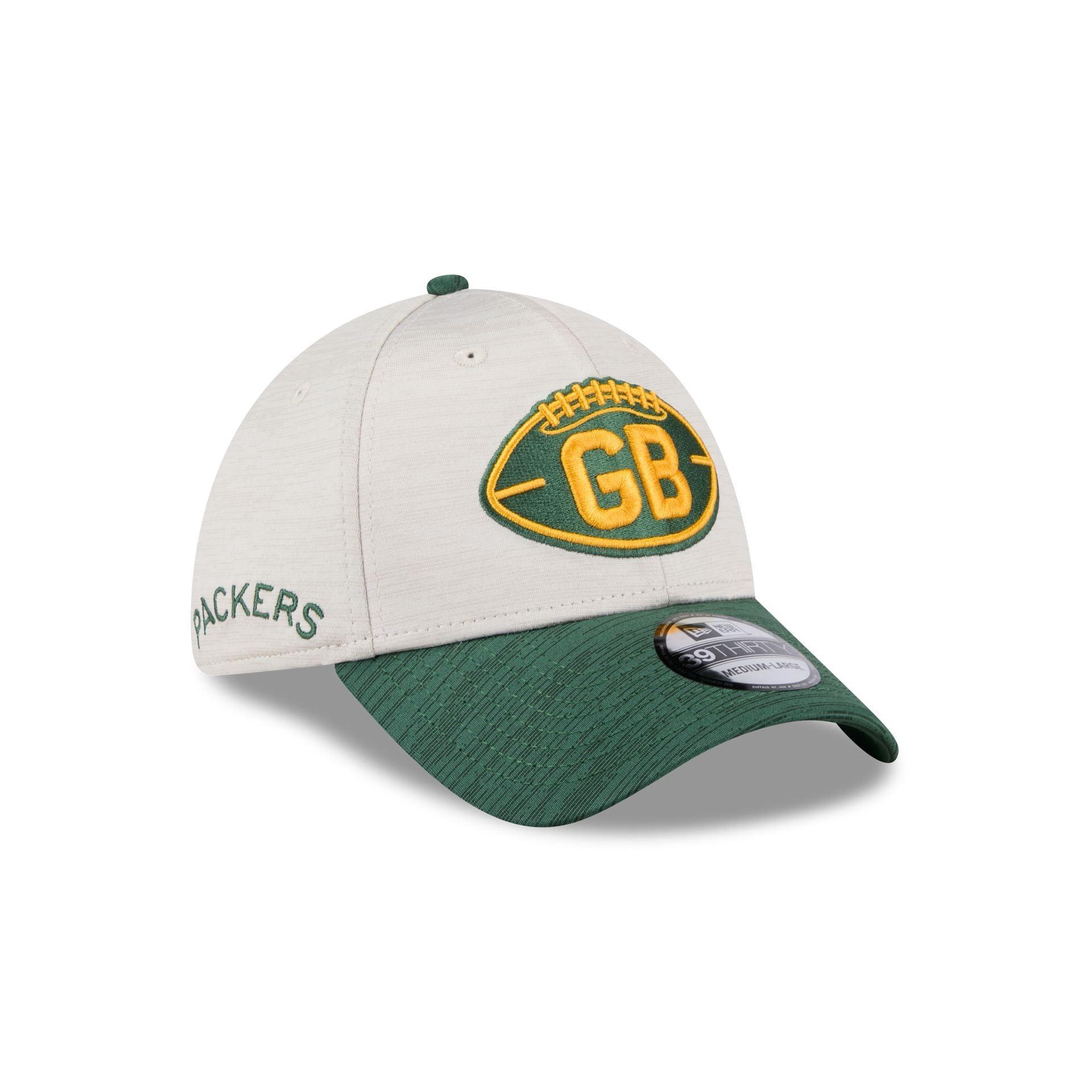 Green Bay Packers 2024 Historic Sideline 39THIRTY Stretch Fit Hat Male Product Image