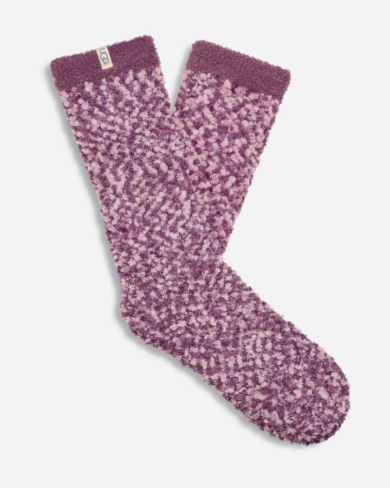 UGG Womens Cozy Chenille Sock Recycled Materials/Polyester Blend Socks in Seashell Pink Product Image