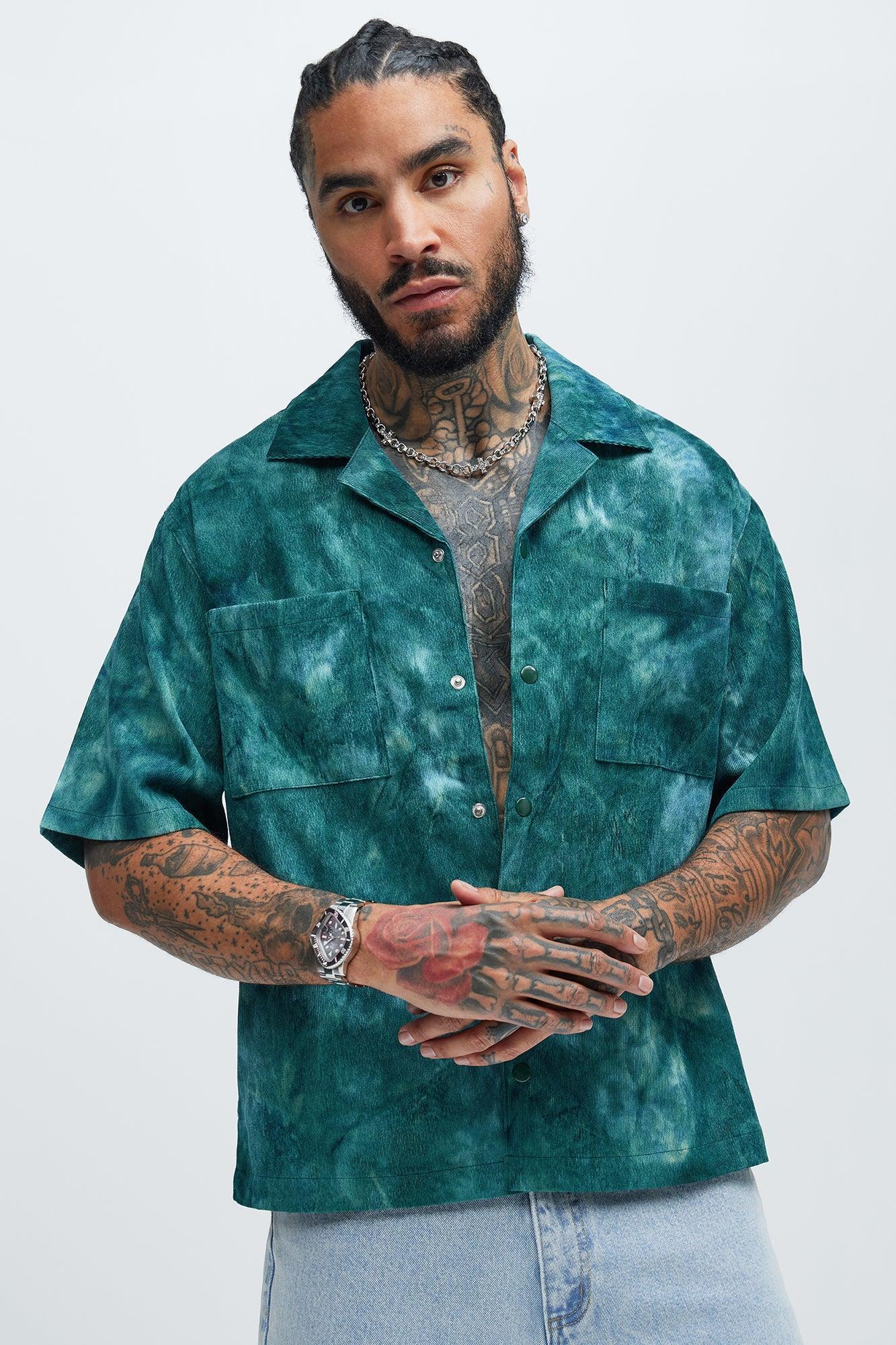 Atlantic Tie Dye Shirt - Green Product Image