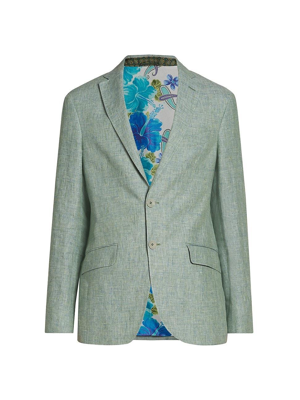 Mens Notch Lapel Linen Sportcoat Product Image