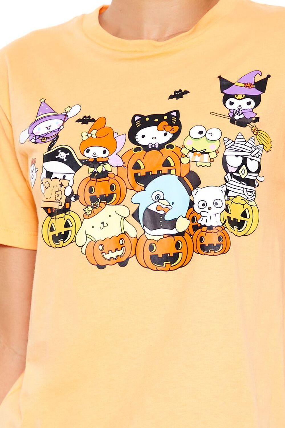 Halloween Sanrio Tee & Pants Pajama Set | Forever 21 Product Image