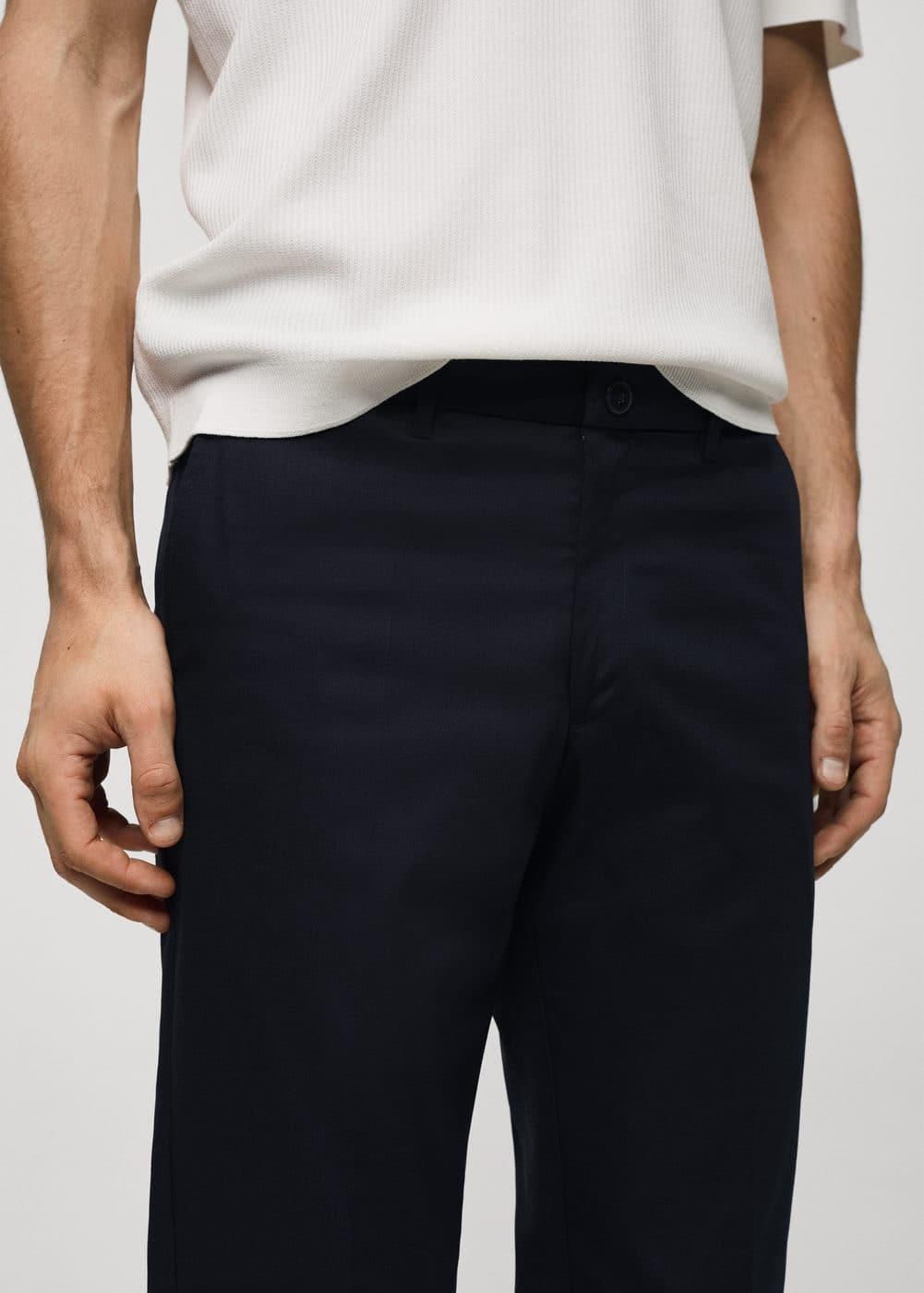 MANGO MAN - Slim fit chino trousers navyMen Product Image