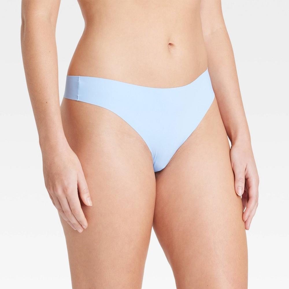 Womens Invisible Edge Thong - Auden Blue Product Image