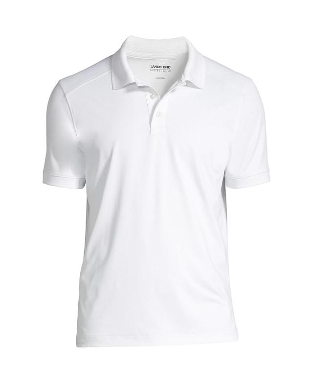 Lands End Mens Short Sleeve Rapid Dry Active Polo Shirt Product Image