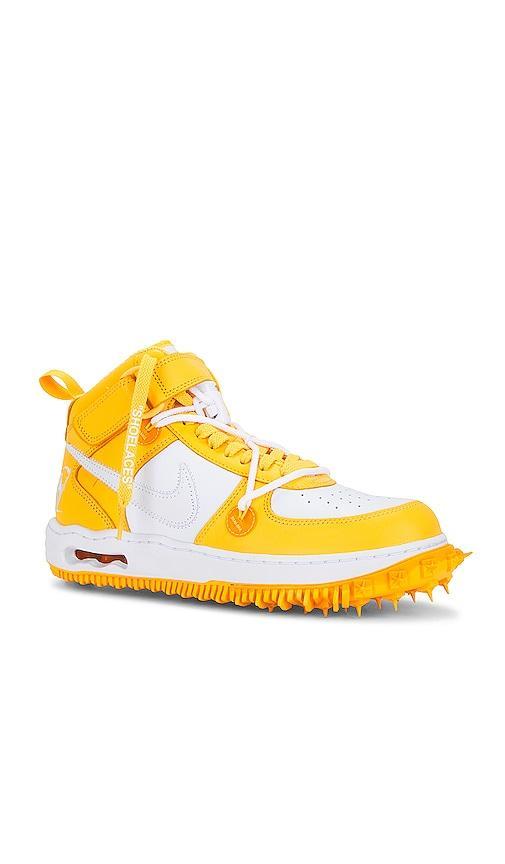 Nike Air Force 1 Mid Sp Leather in Yellow. - size 12 (also in 10.5, 11, 11.5, 14, 7.5, 8, 8.5, 9, 9.5) Product Image