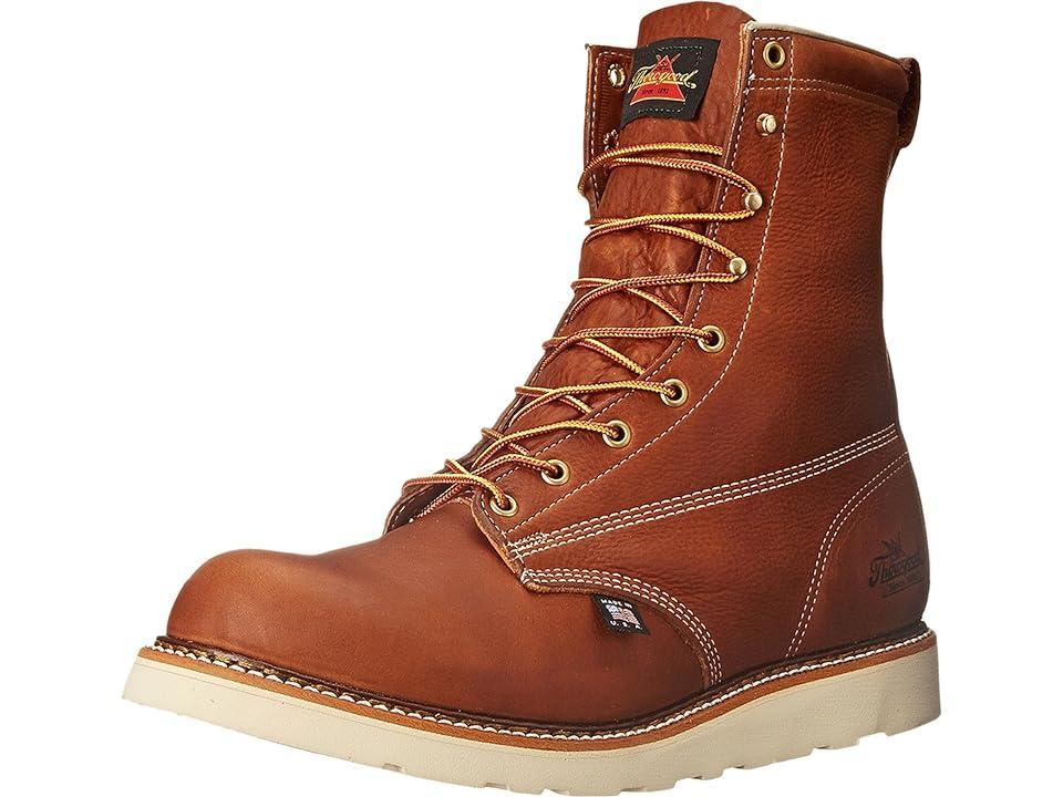 Thorogood American Heritage 8 Round Toe (Tobacco) Men's Work Boots Product Image