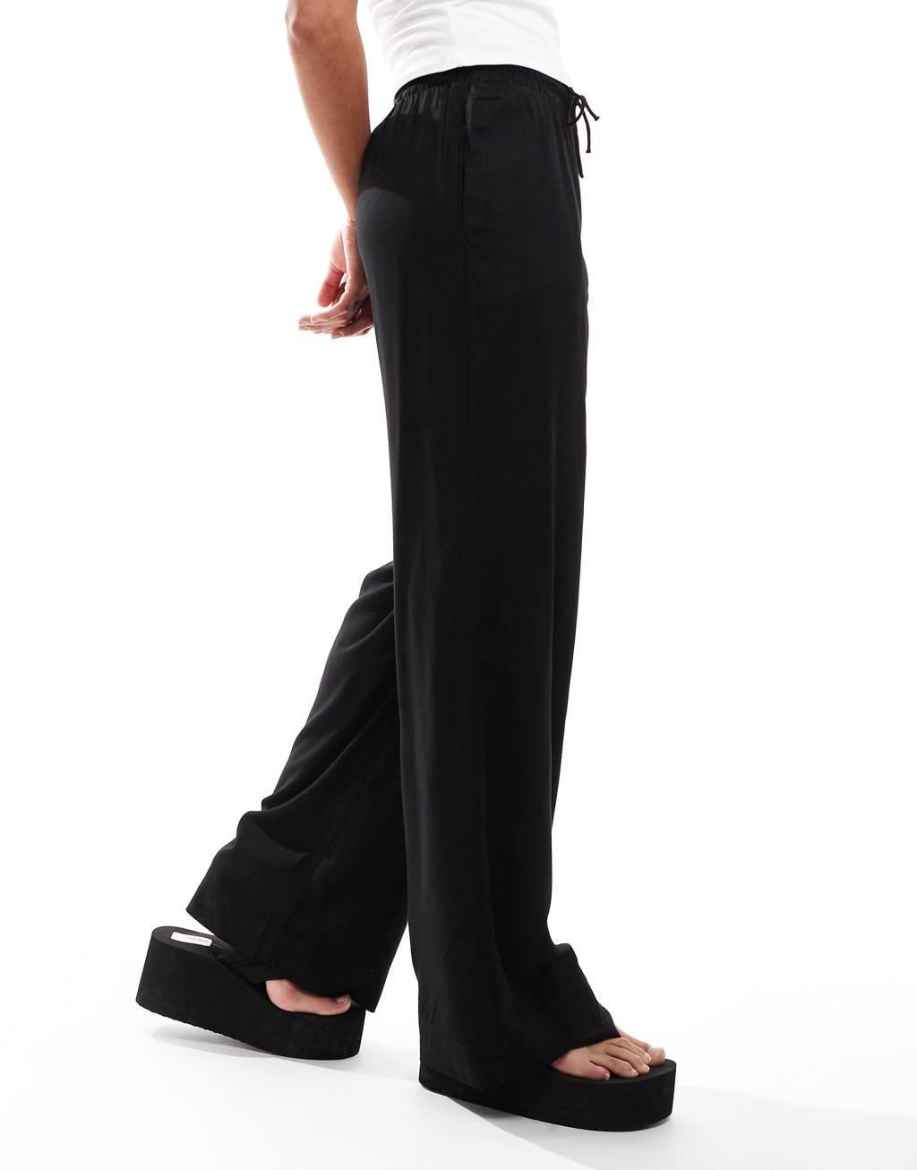 Monki drawstring waist pants Product Image