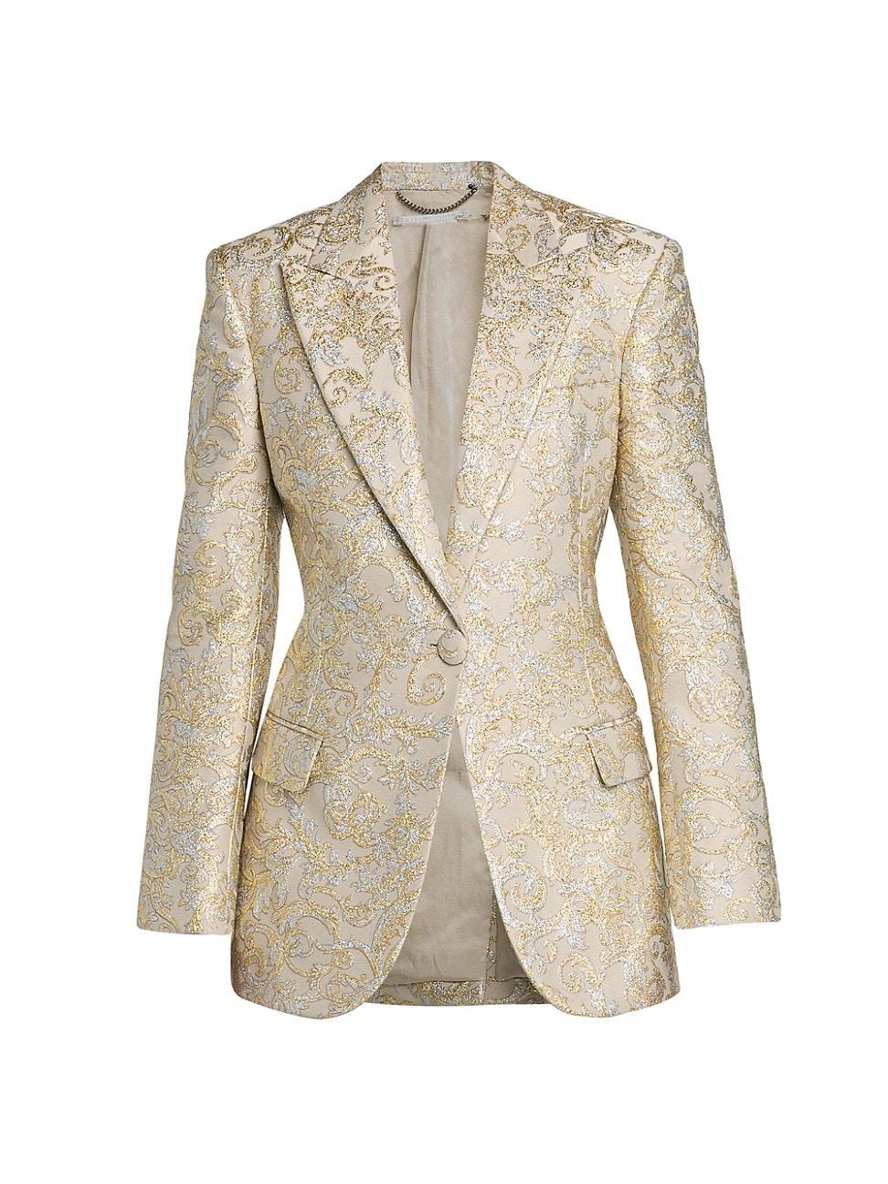 Womens Brocade Blazer Product Image