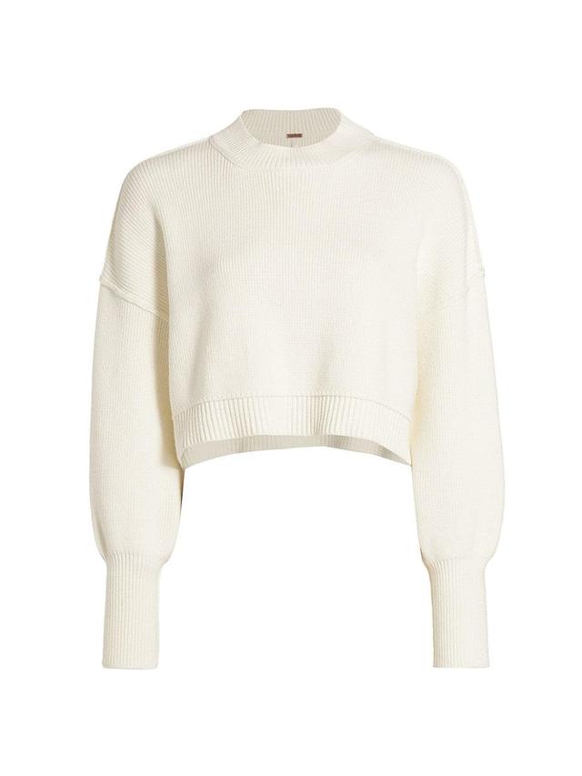 Free People EASY STREET CROP PULLOVER (Madamoiselle) Women's Clothing Product Image