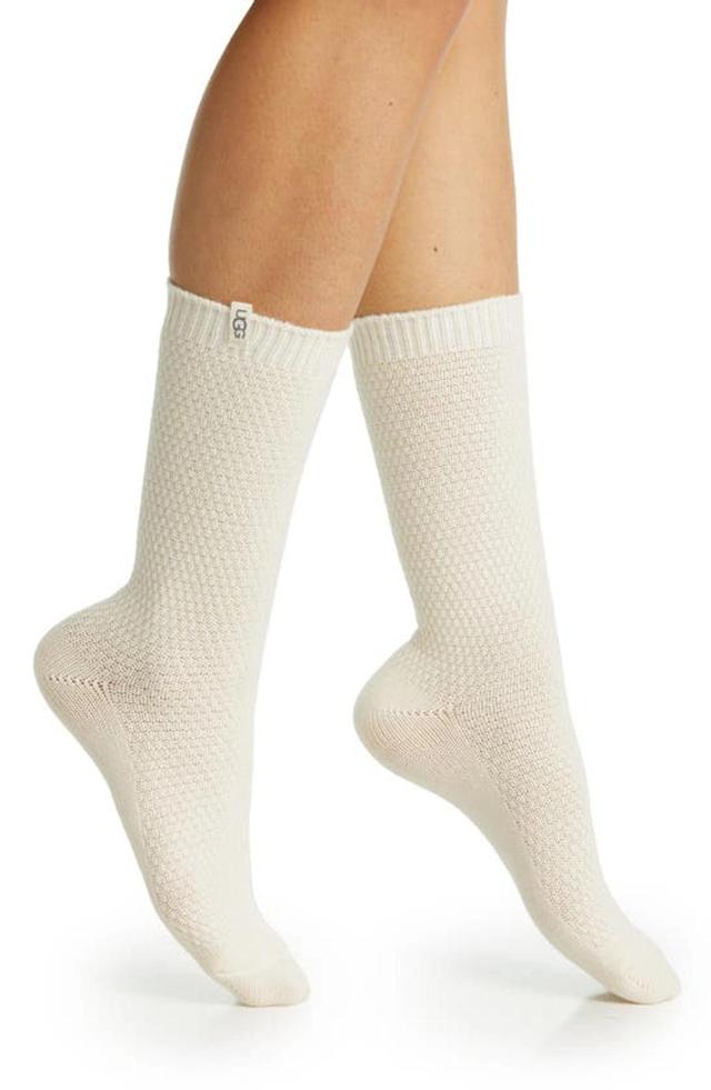 Classic Merino Wool-blend Boot Socks In Cream Product Image