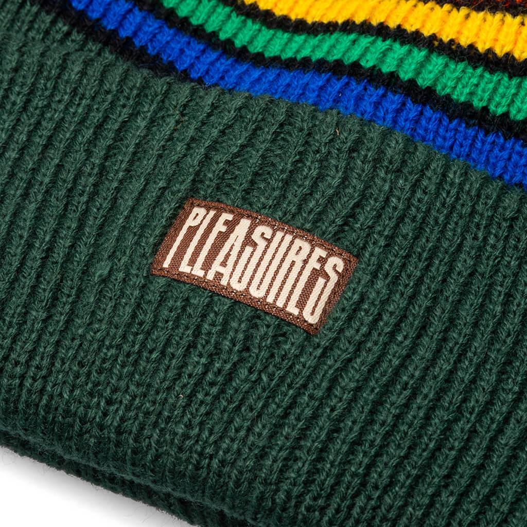 Island Striped Beanie - Green Male Product Image