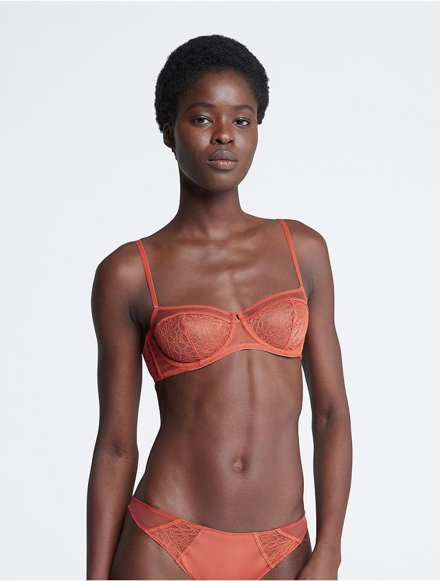 Calvin Klein Lace Unlined Balconette Bra Product Image