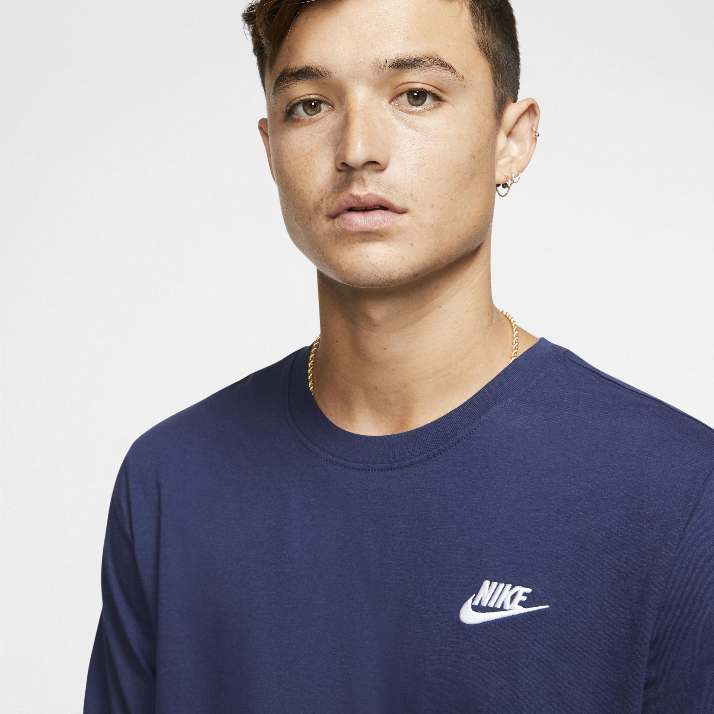 NIKE Sportswear Club Small Logo T-shirt In Slate Grey Product Image