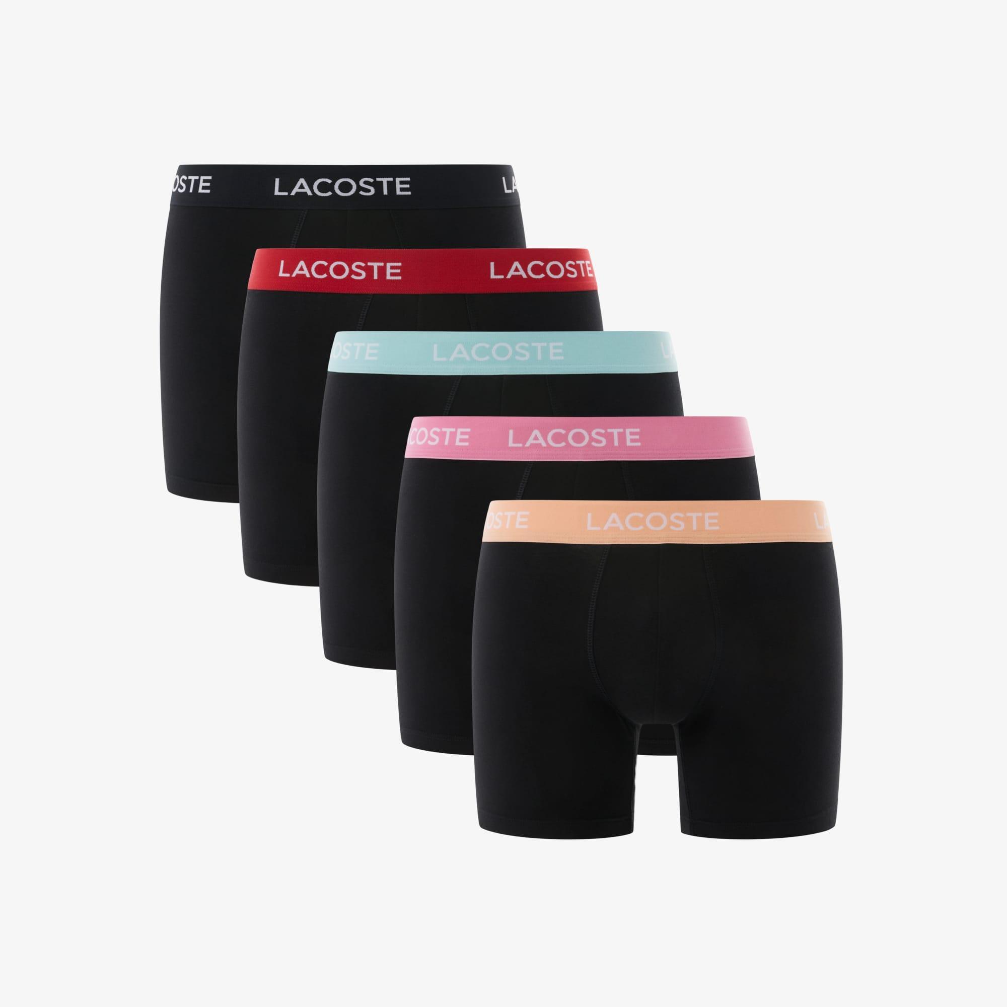 Men's Branded Waist Boxer Briefs 5-Pack Product Image