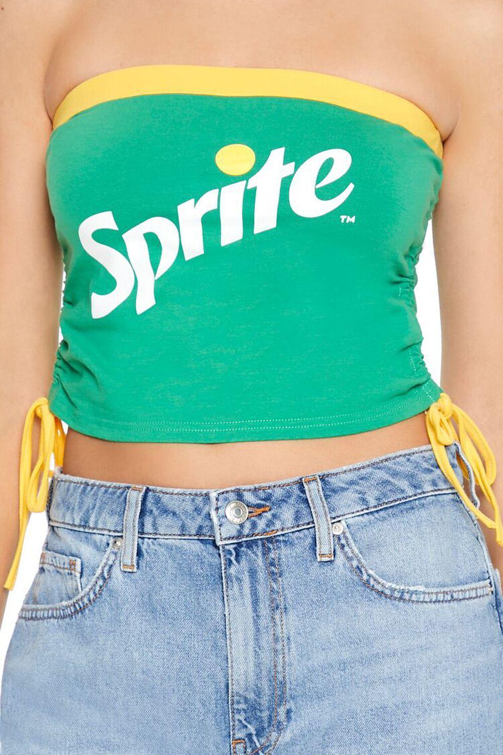 Sprite Graphic Ruched Tube Top | Forever 21 Product Image