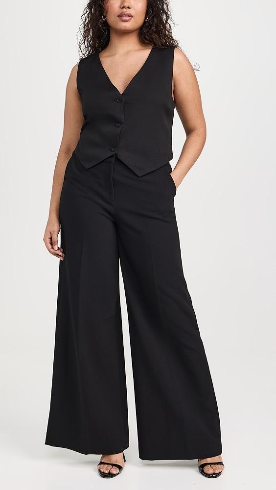 L'AGENCE Pilar Wide Leg Pants | Shopbop Product Image