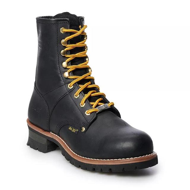 AdTec 1428 Mens Water Resistant Steel Toe Logger Work Boots Product Image