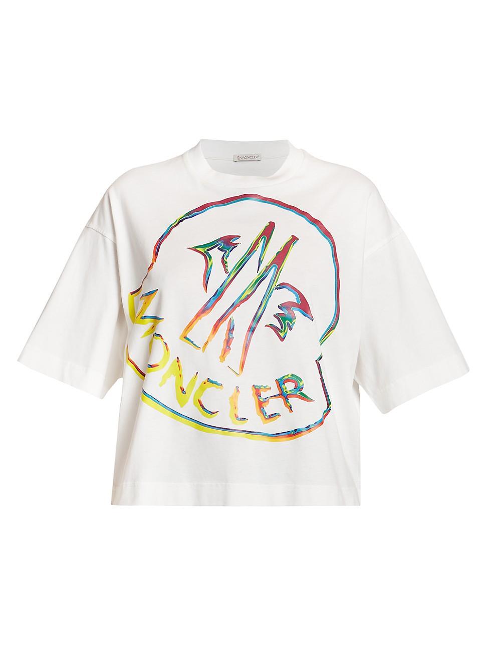 Moncler Oversize Logo Cotton Graphic Tee Product Image