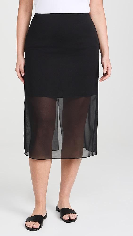 Vince Sheer Pencil Skirt | Shopbop Product Image