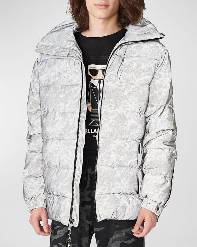 Mens Reflective Puffer Jacket Product Image